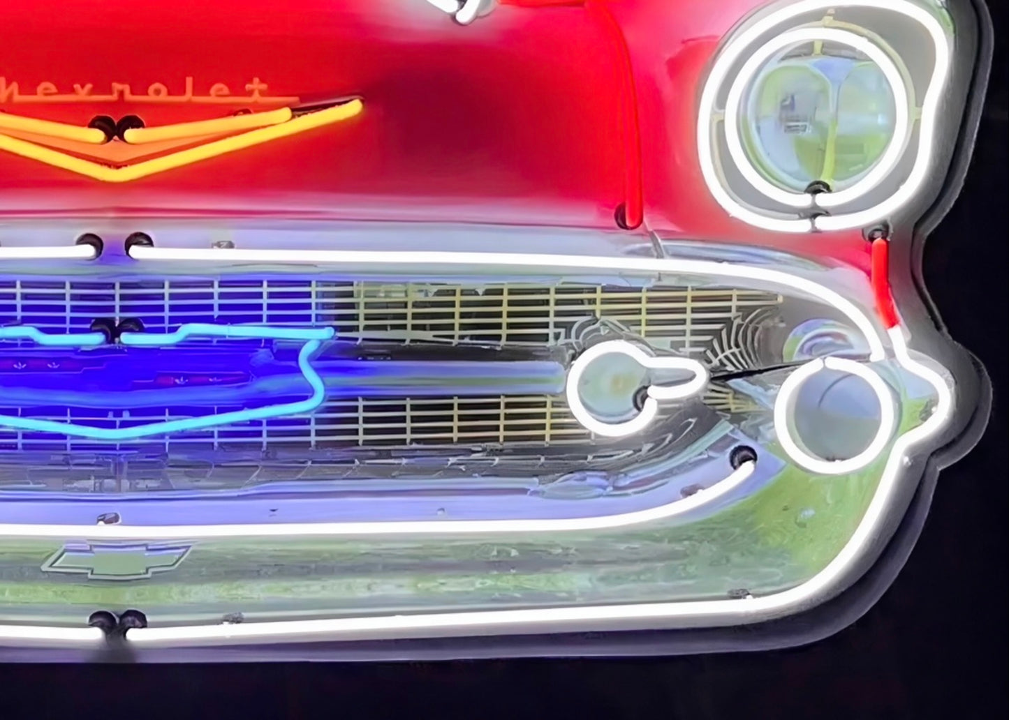 Chevrolet Bel Air Grill Neon Sign #N7