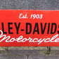 Harley Davidson Motorcycles Enamel Sign #A50