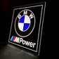 BMW M Power Illuminated Logo Sign #B13