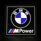 BMW M Power Illuminated Logo Sign #B13