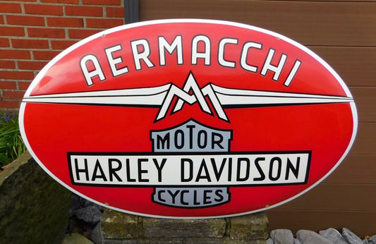 Harley Davidson Motorcycles Enamel Sign #A51