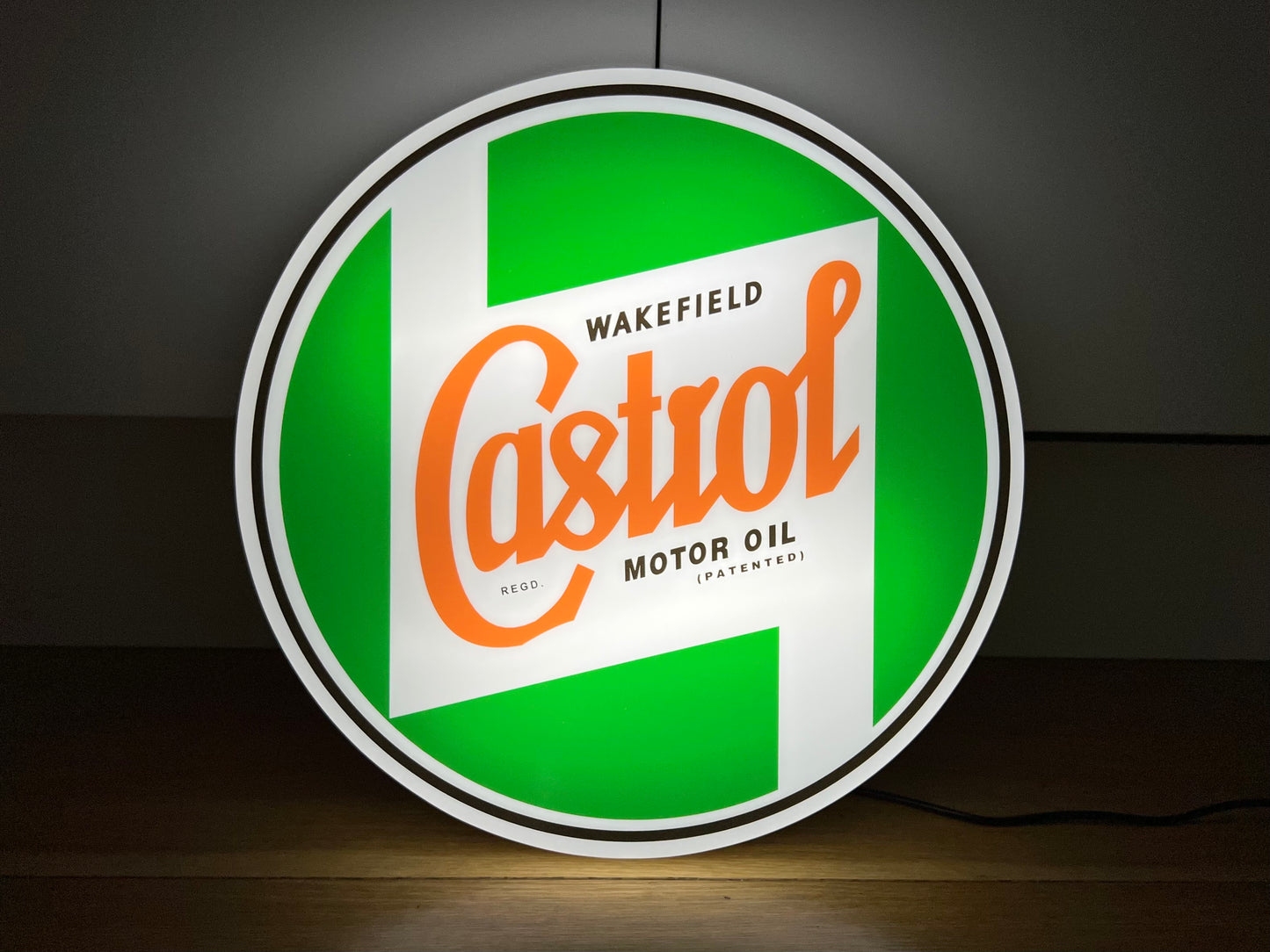 Castrol Illuminated Sign #B18
