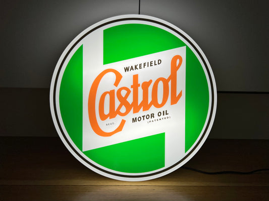 Castrol Illuminated Sign #B18