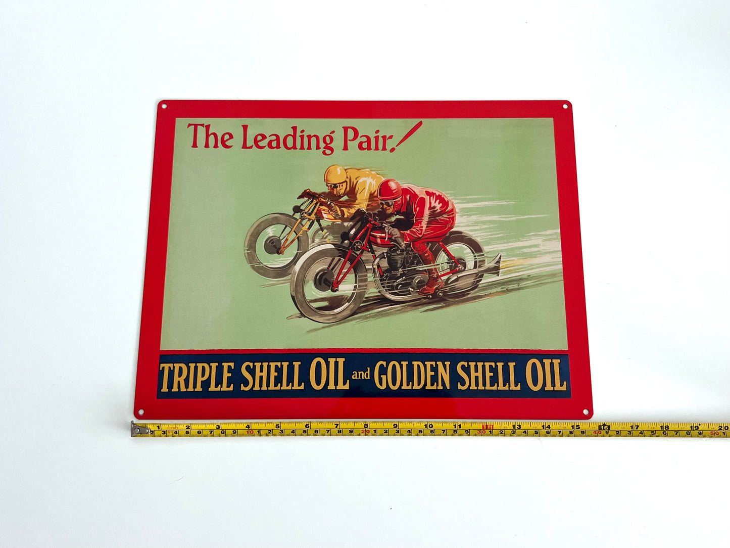 Shell Oil Leading Pair Metal Sign #A101
