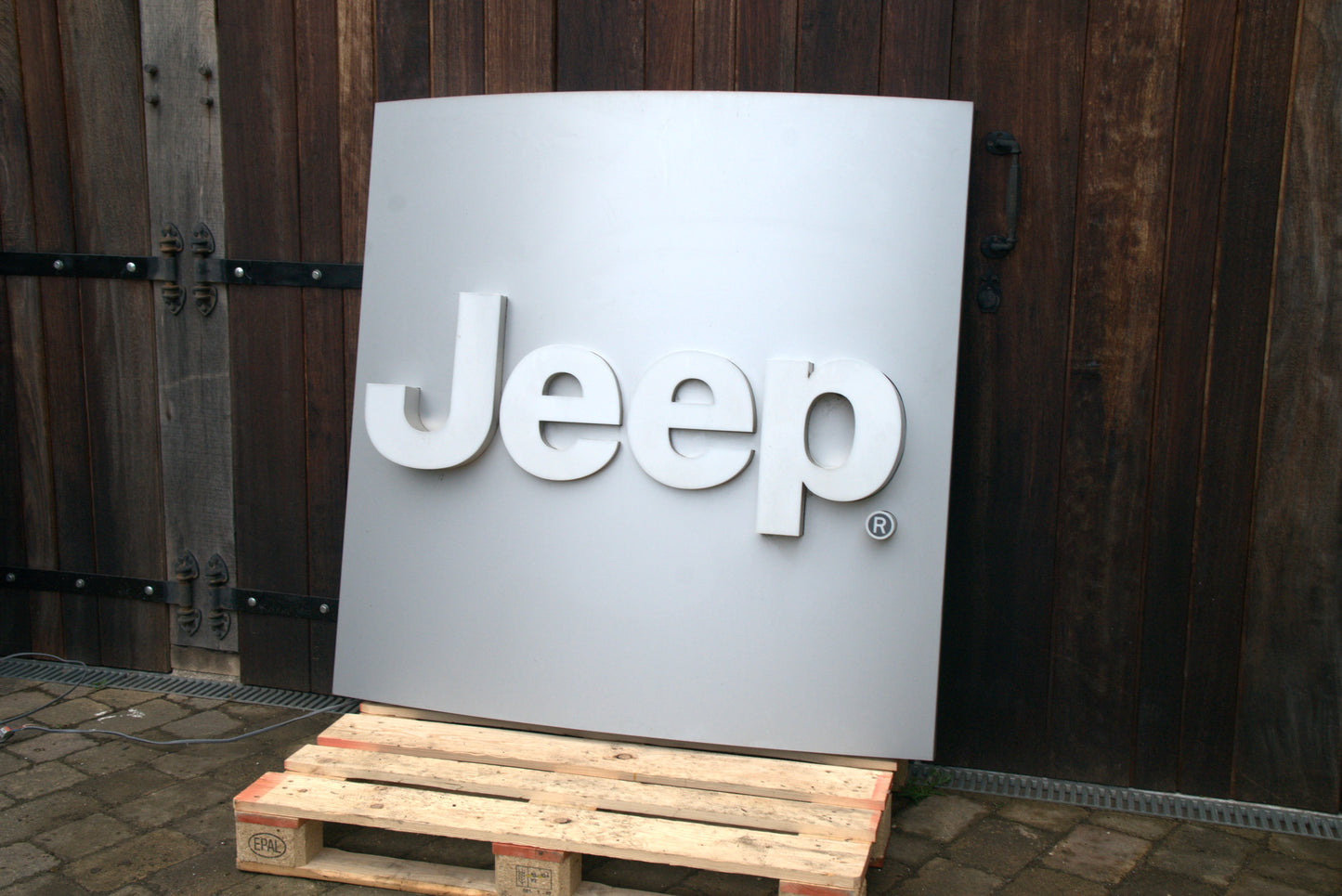 Jeep Dealership Illuminated Logo Sign #D48