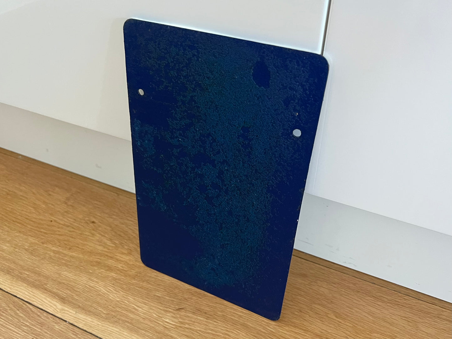 Rolls Royce Blue Metal Logo Sign #A96