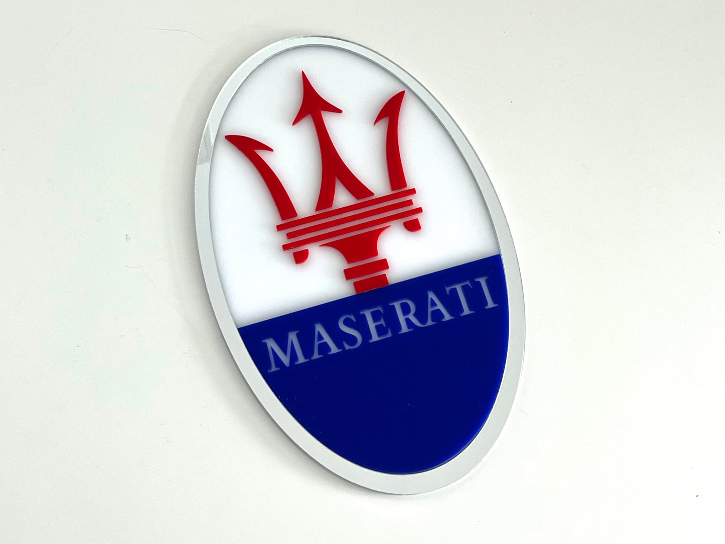 Maserati Acrylic Logo Sign #A108