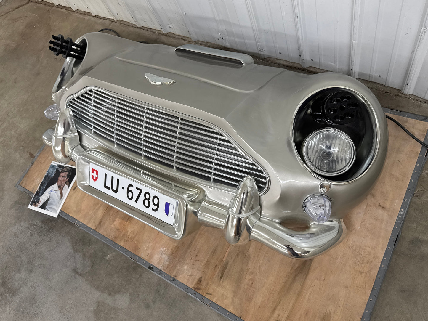 Aston Martin DB5 Full Scale Front Bumper Display Model #P1