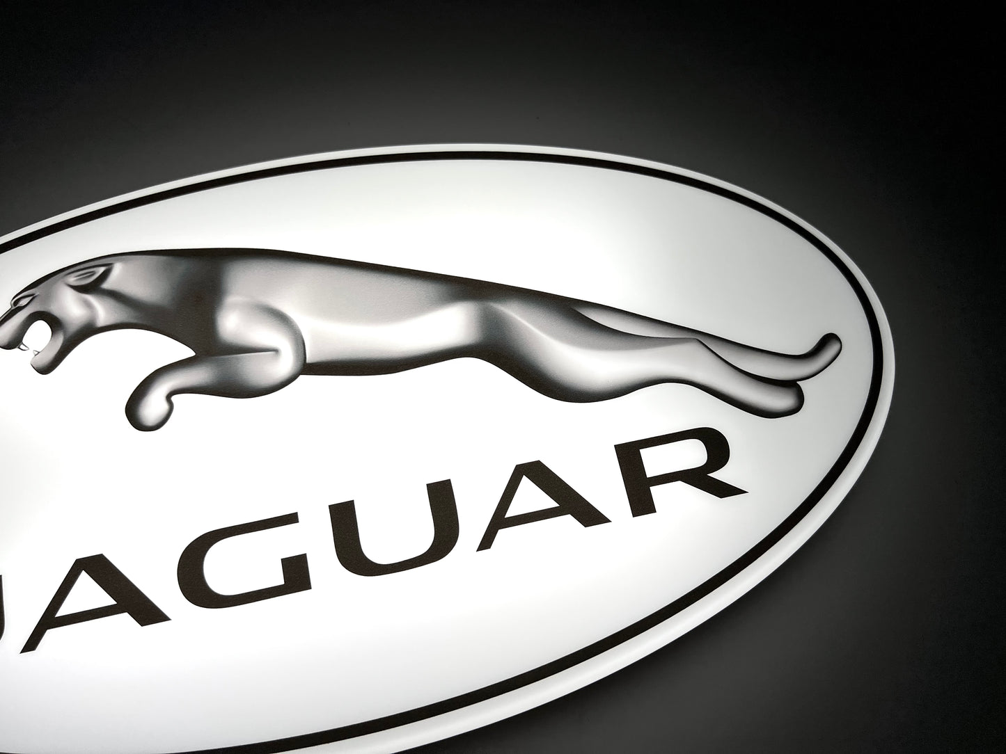Jaguar Oval Illuminated Logo Sign #B39