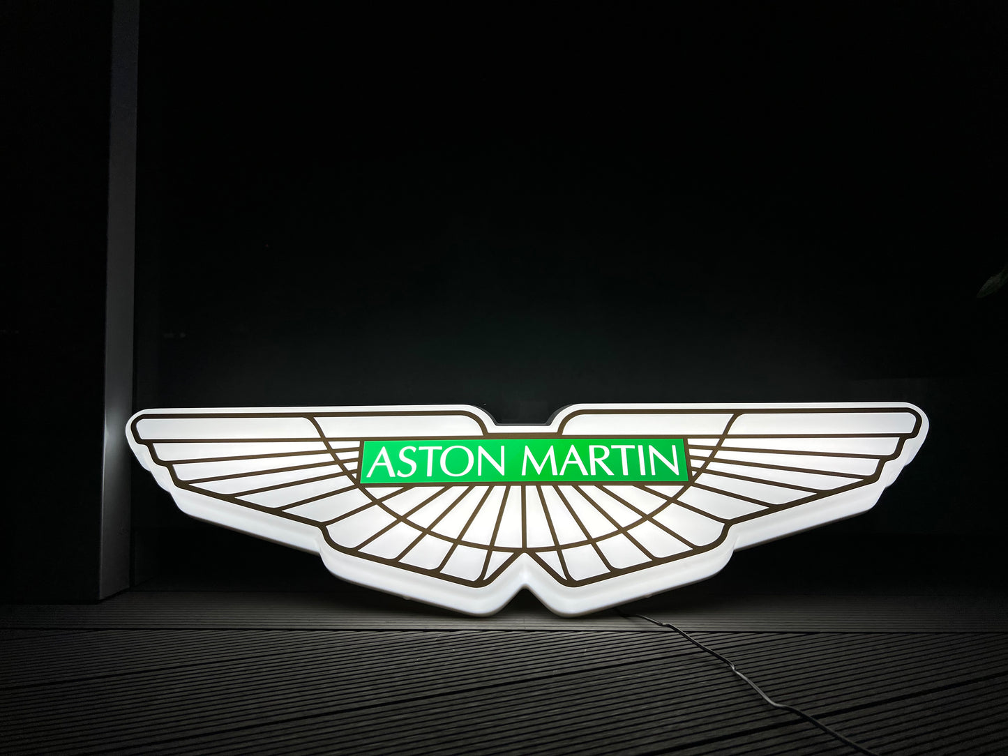 Aston Martin Illuminated Wings Sign #B6