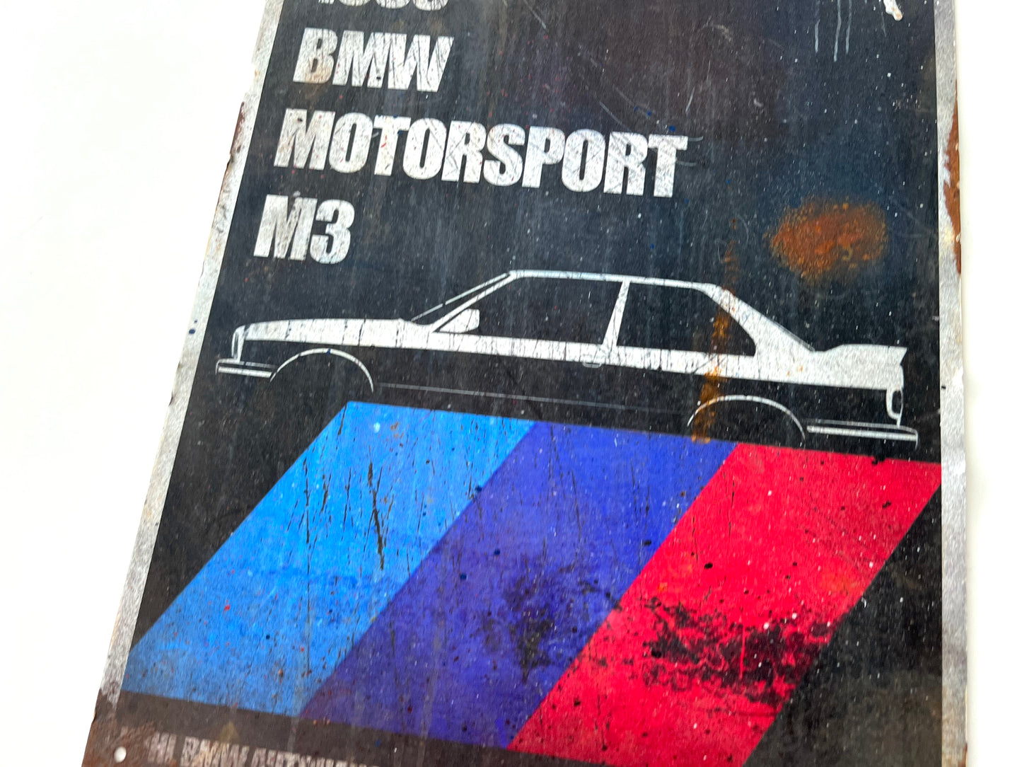 BMW M3 Vintage Metal Sign #A18