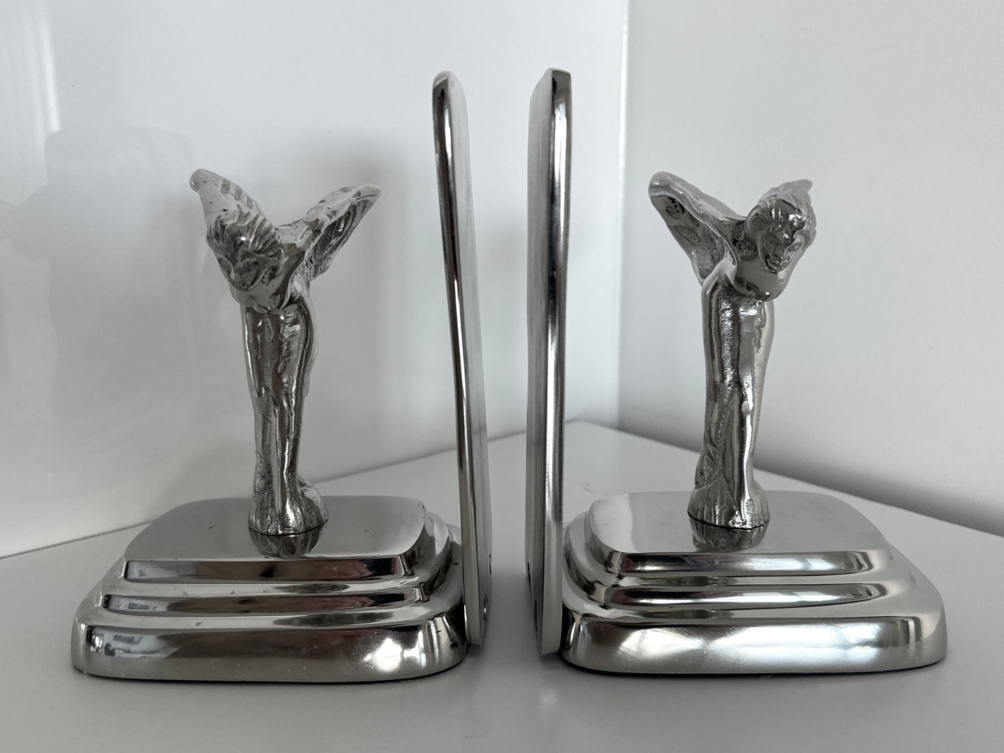 Rolls Royce Art Deco Book Ends #S13