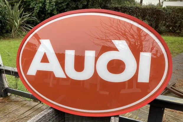 Audi Dealership Illuminated Sign Black #D56