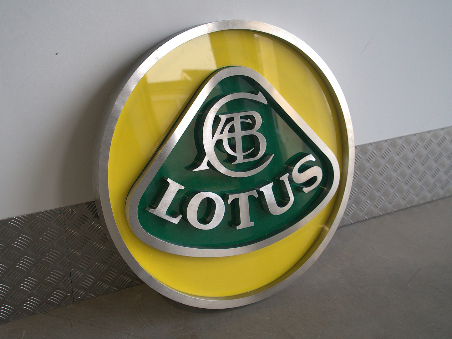 Lotus Dealership Crest Logo Sign #D52