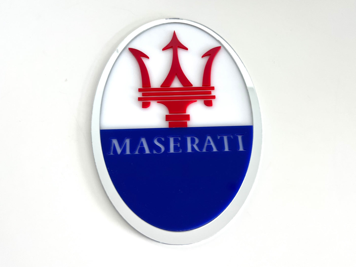 Maserati Acrylic Logo Sign #A108
