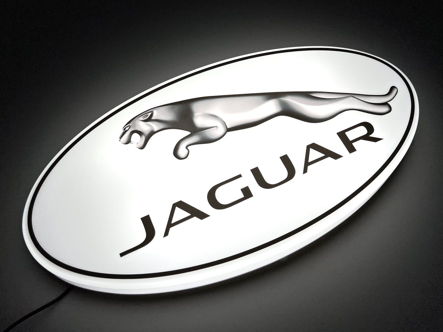 Jaguar Oval Illuminated Logo Sign #B39