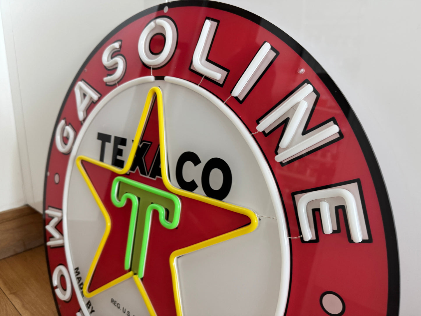 Texaco Gasoline Motor Oil Neon Sign #N143