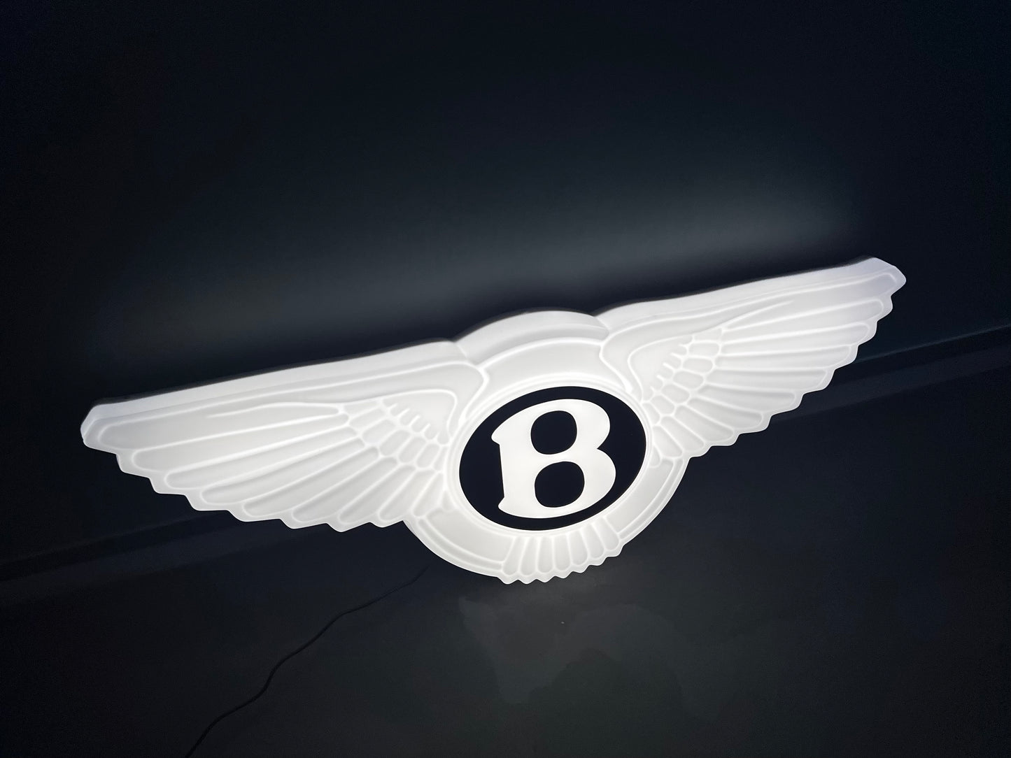 Bentley Wings Illuminated Logo Sign #B11
