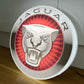Jaguar Round Illuminated Logo Sign #B40