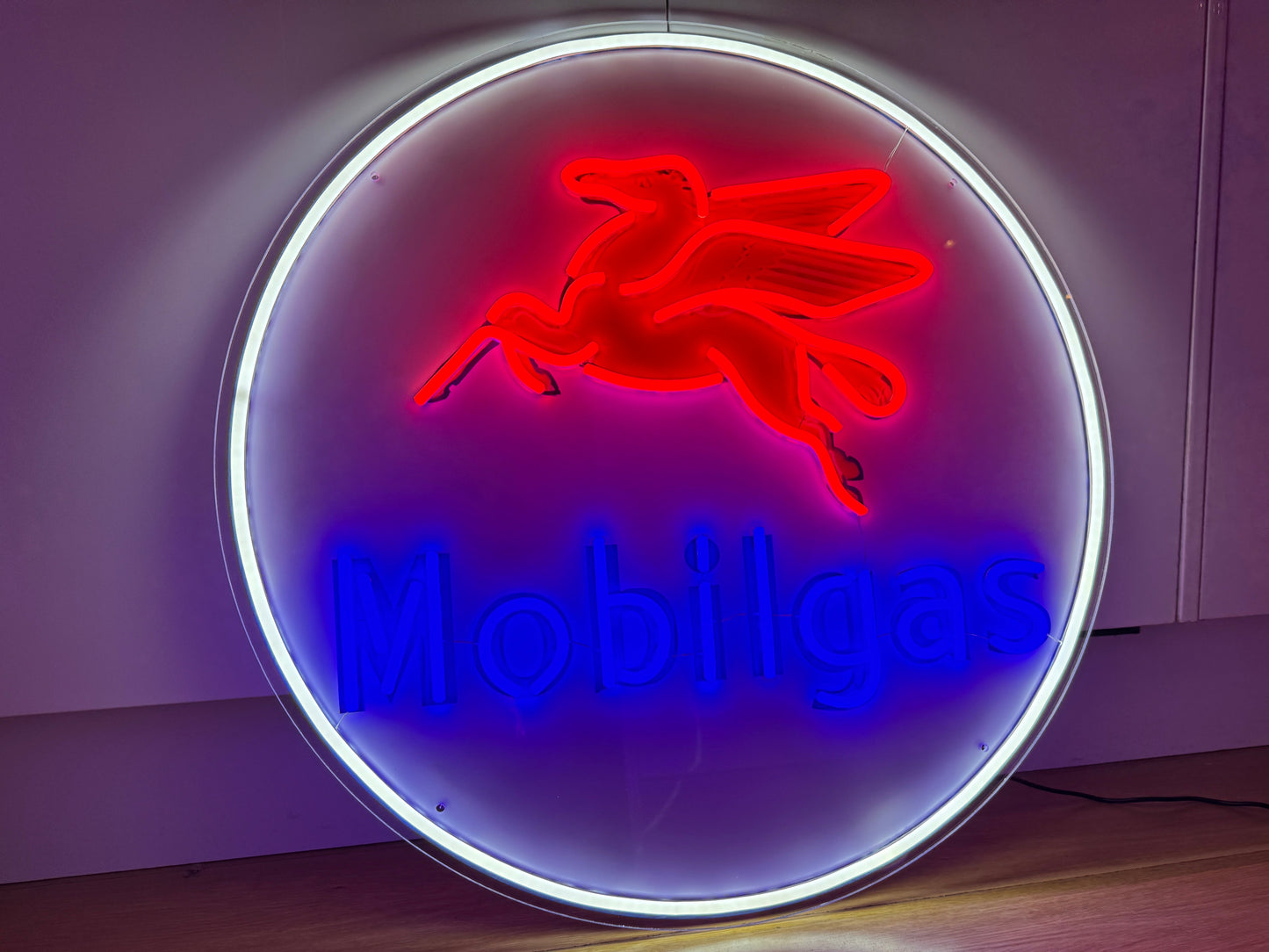 Mobil Mobilgas Neon Sign #N128