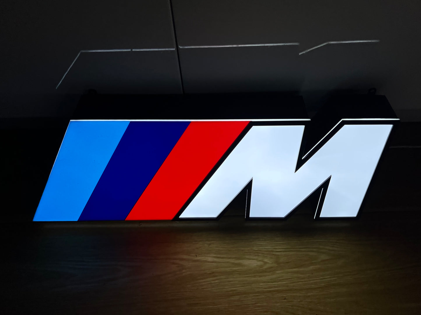 BMW M Power Illuminated Logo Sign #B12