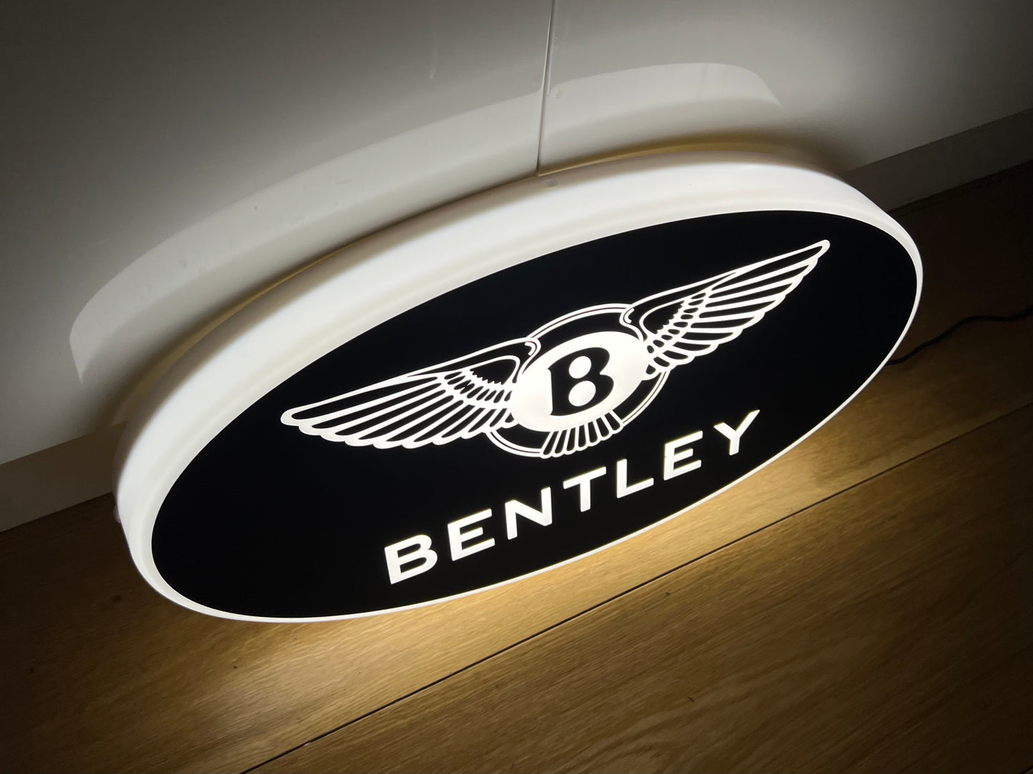 Bentley Black Illuminated Logo Sign #B9