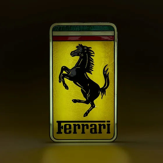 Ferrari Illuminated Logo Sign #D25