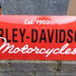 Harley Davidson Motorcycles Enamel Sign #A50
