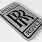 Rolls Royce Silver Acrylic Logo Sign #A112