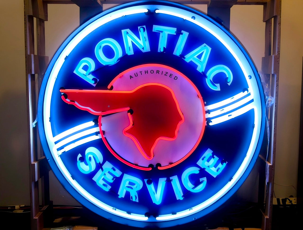 Pontiac Service Neon Sign #N81