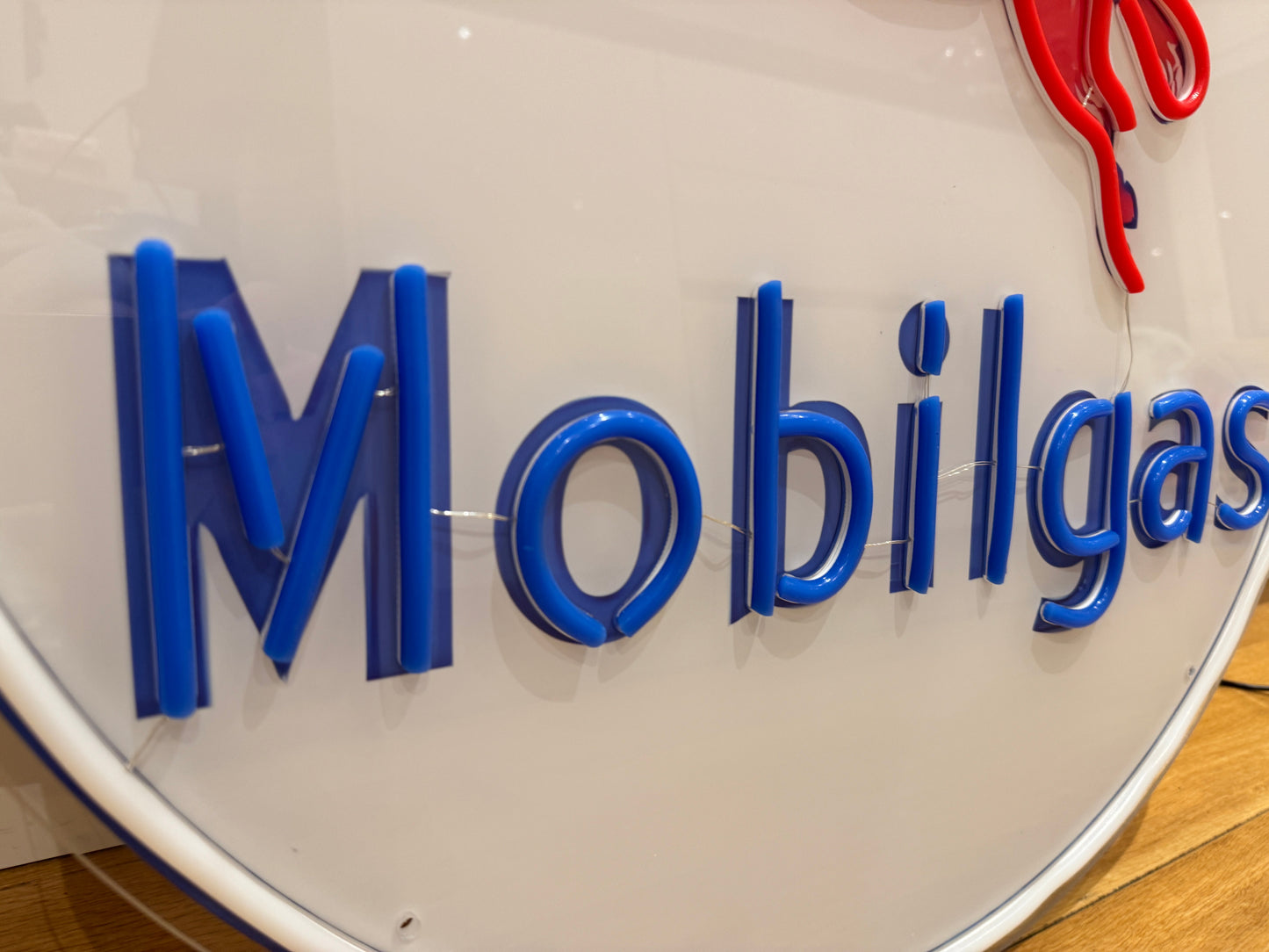 Mobil Mobilgas Neon Sign #N128