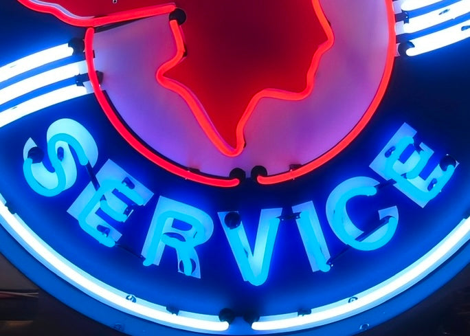Pontiac Service Neon Sign #N81