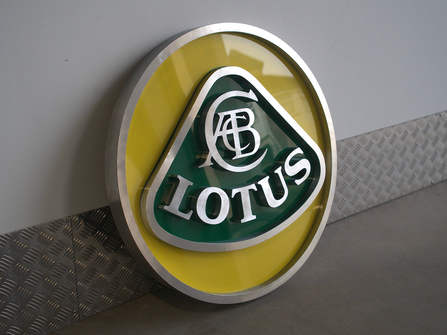 Lotus Dealership Crest Logo Sign #D52