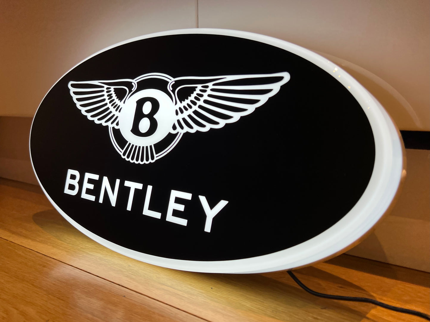 Bentley Black Illuminated Logo Sign #B9