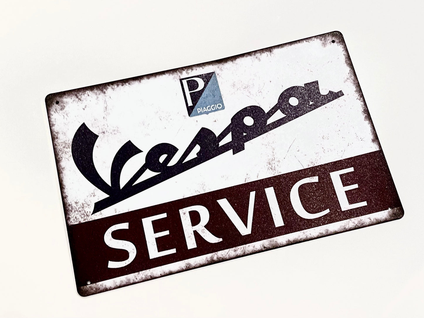 Vespa Service Metal Sign #A104