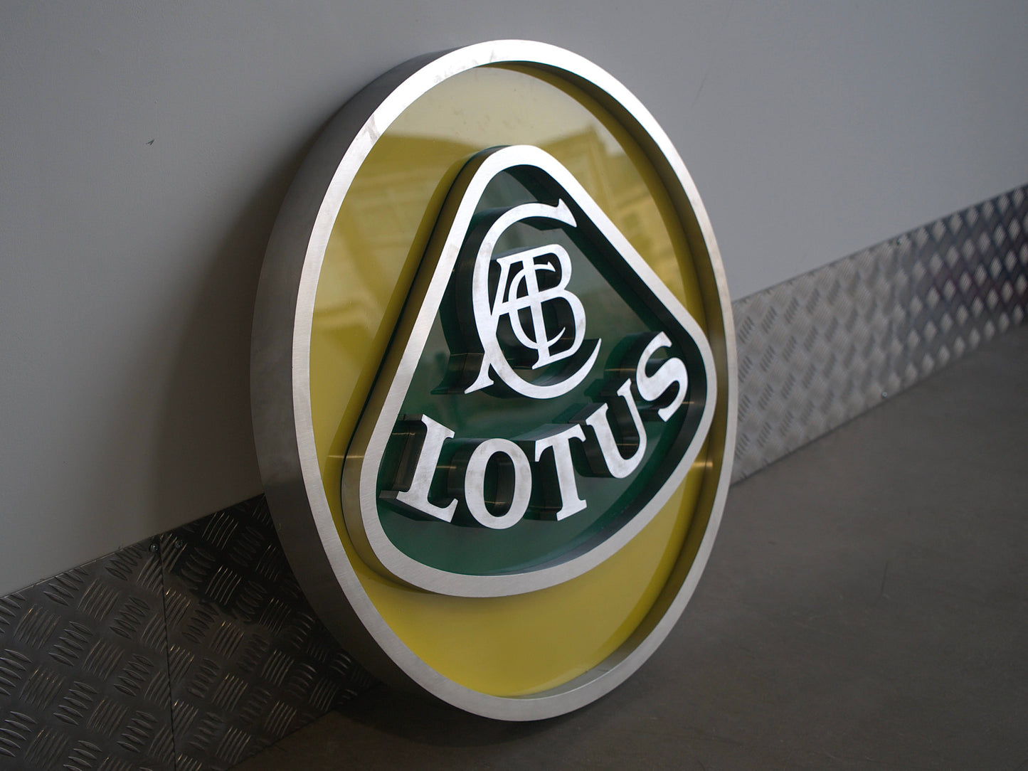 Lotus Dealership Crest Logo Sign #D52