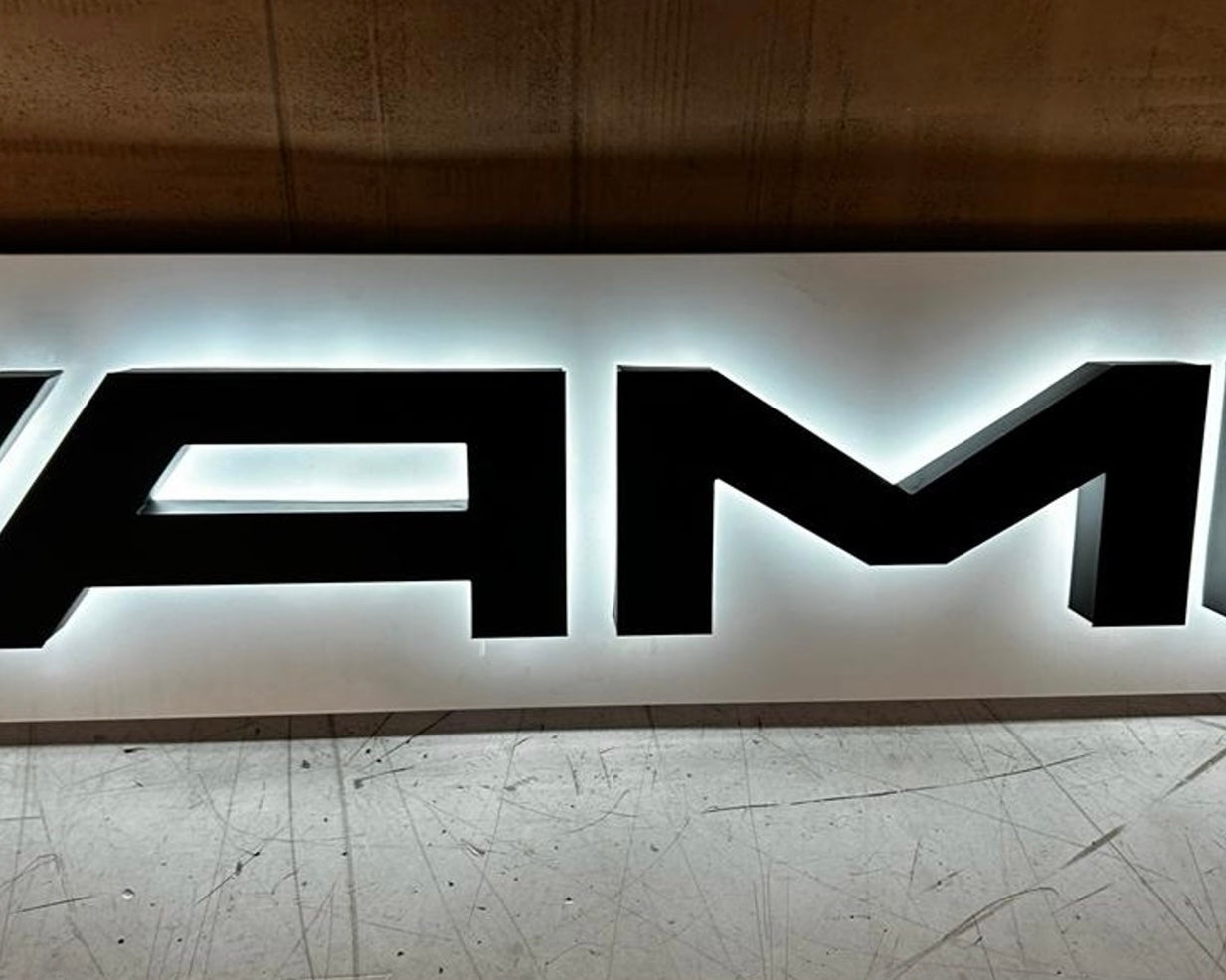 Mercedes Benz AMG Dealership Illuminated Sign #D40