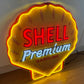 Shell Premium Gas Neon Sign #N137