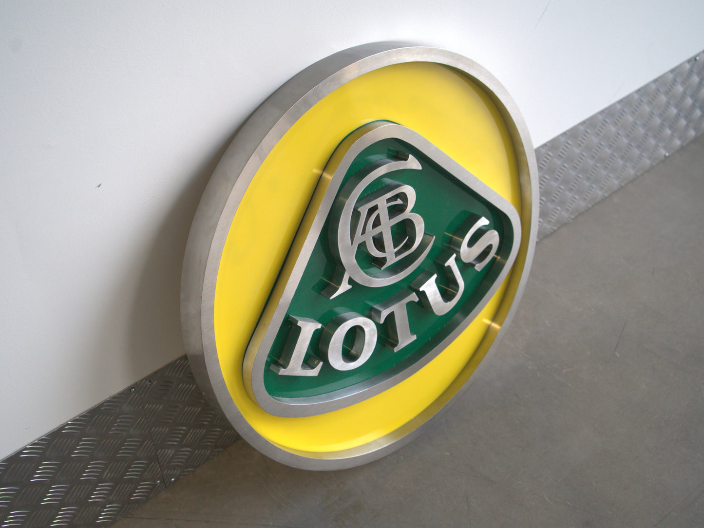 Lotus Dealership Crest Logo Sign #D52