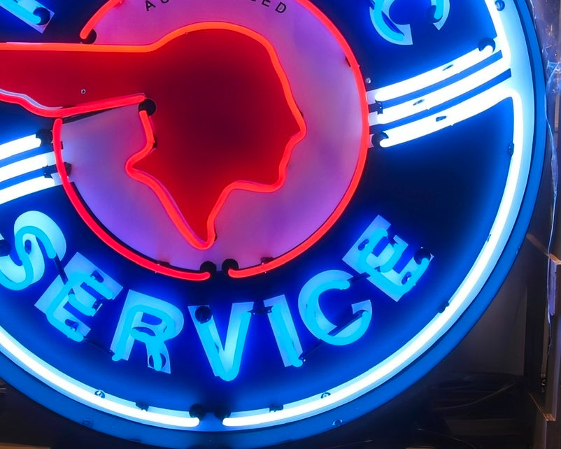 Pontiac Service Neon Sign #N81
