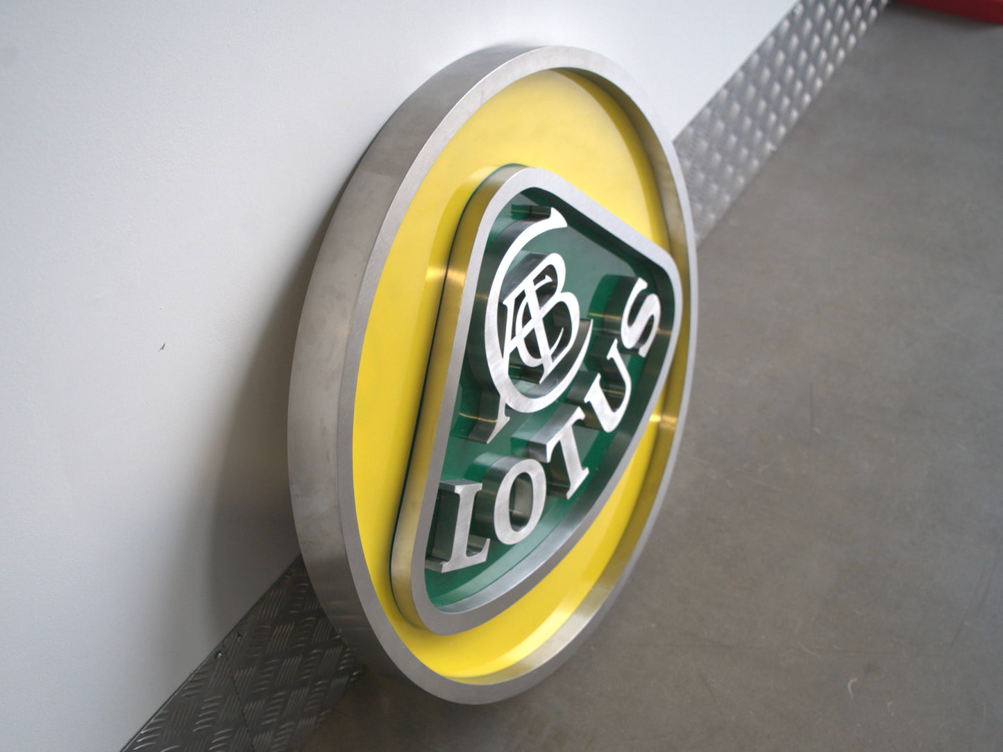 Lotus Dealership Crest Logo Sign #D52