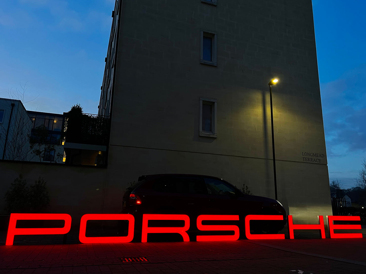 Porsche Dealership Illuminated Sign #D33