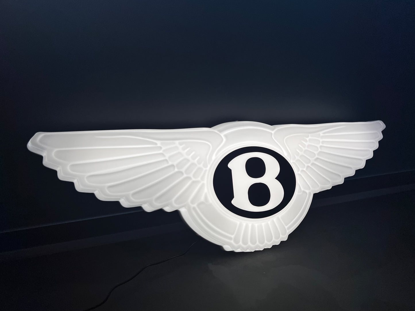Bentley Wings Illuminated Logo Sign #B11