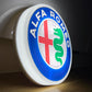 Alfa Romeo Round Illuminated Logo Sign #B4