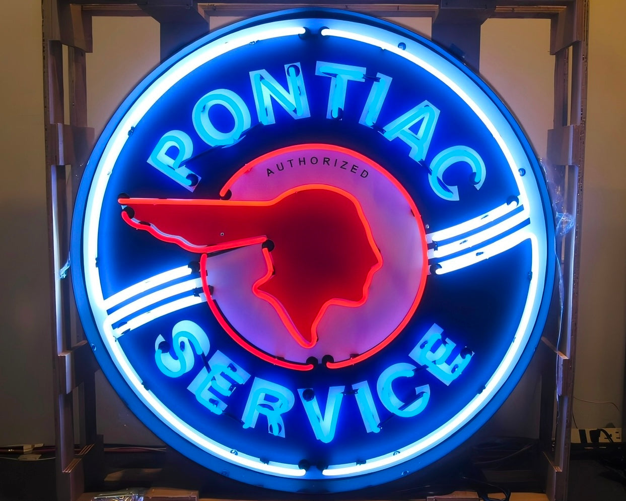 Pontiac Service Neon Sign #N81