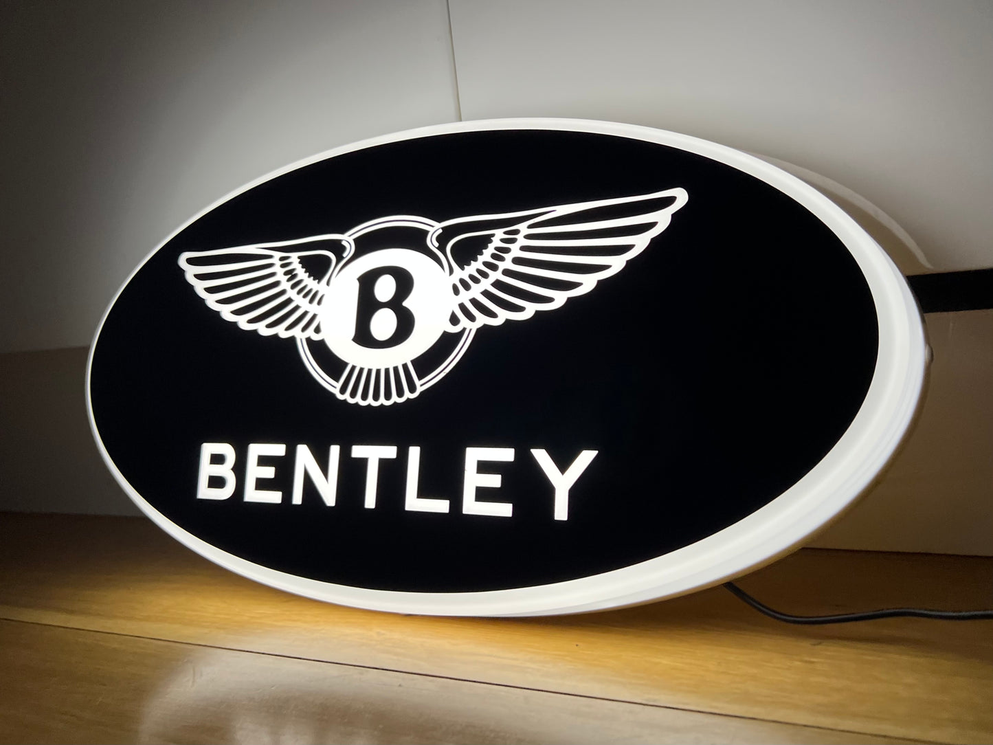 Bentley Black Illuminated Logo Sign #B9