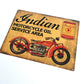 Indian Motorcycles Metal Sign #A78