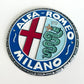 Alfa Romeo Round Cast Iron Sign #A3