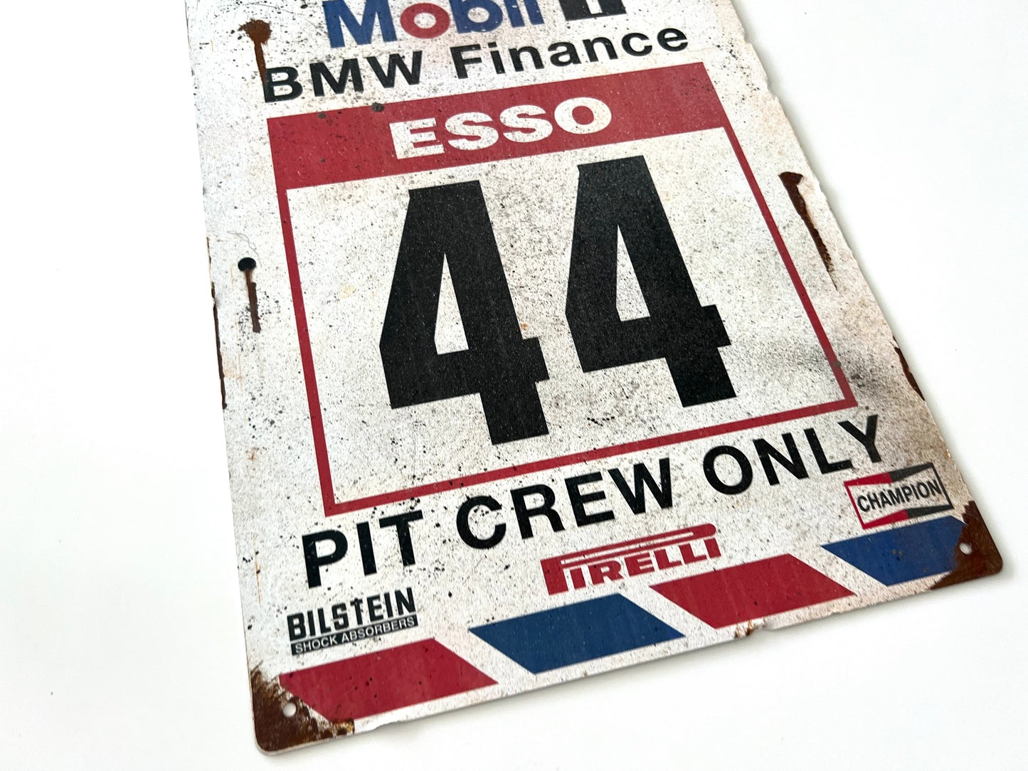 BMW Mobil 1 Esso Vintage Metal Sign #A19