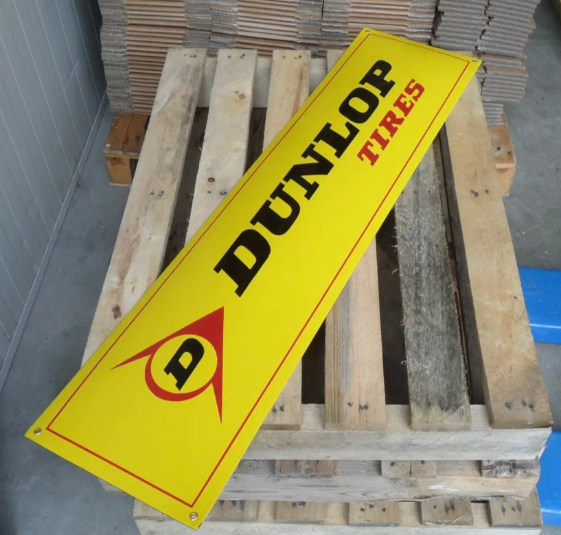 Dunlop Tyres Enamel Sign #A27